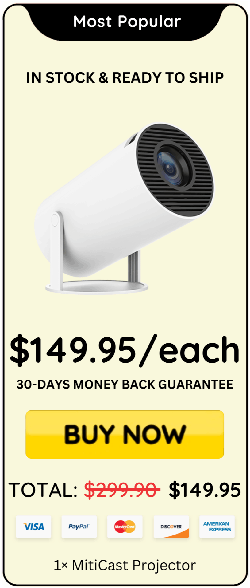 MitiCast Projector offer price 